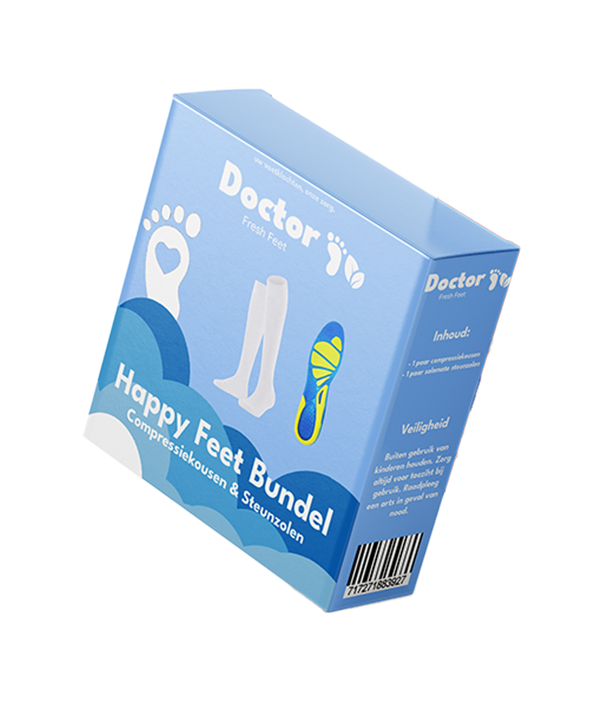 Happy Feet Bundel | Compressiekousen & Steunzolen