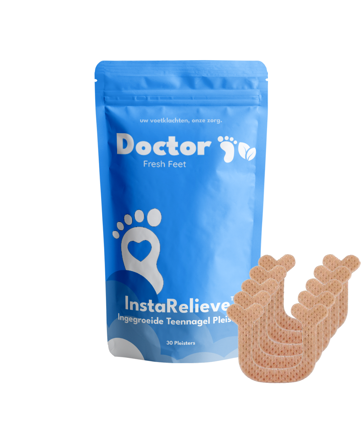 InstaRelieve™ Ingegroeide Teennagel Pleisters (30 Stuks)